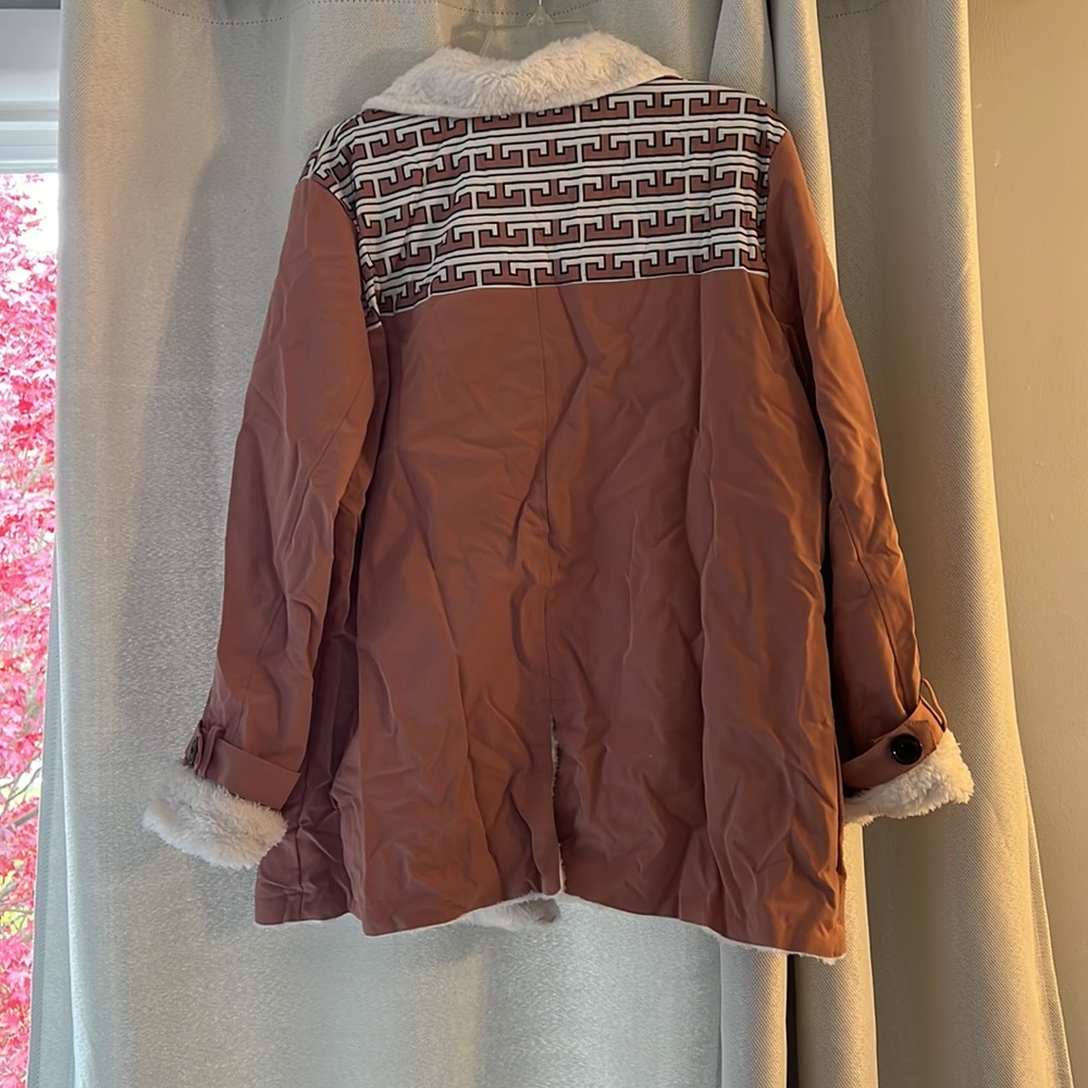 Womens XXL blush color Sherpa lined jacket - Picture 2 of 5